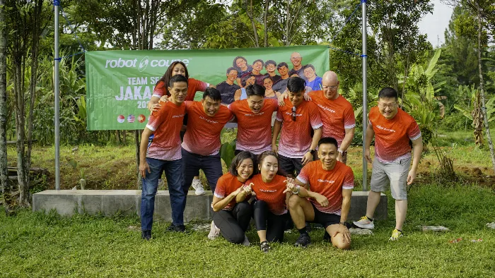 Foto bersama klien ROBOT COUPLE